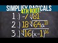 Fourth Roots and Simplification Techniques