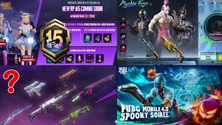 လာမဲ့ RP အသစ် A15 မှာ ရရှိမဲ့ စကင်များ || Mythic Forge || Update 4.0 || PUBG Mobile 