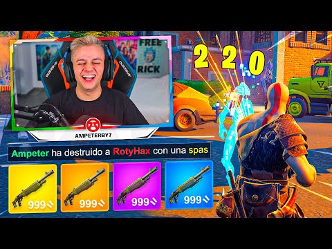 El CHALLENGE DE LA SPAS *ELIMINADA* DE FORTNITE - Ampeter