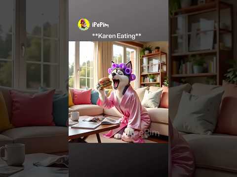 Puppy Tries to Help Fast Food Addict Mom Dog! 😂🐾