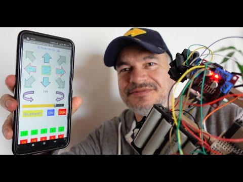 ✅ Control Inalámbrico Bluetooth de robot omnidireccional, como crear la app