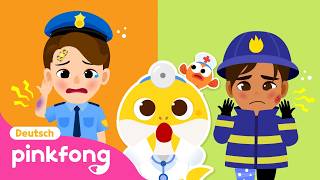 [NEU] Aua! Der Polizist ist verletzt 👮🏻‍♂️ㅣBaby-Hai Krankenhausspiel 🏥ㅣPinkfong! Kinderlieder