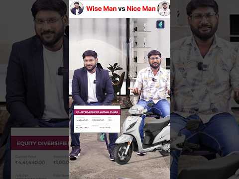 Don’t Make This Biggest Mistake! - Wise Man Vs Nice Man #shorts #mutualfunds #sip #investmenttips