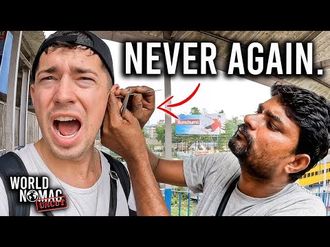 $10 Ear Cleaning in India shocked me 🇮🇳