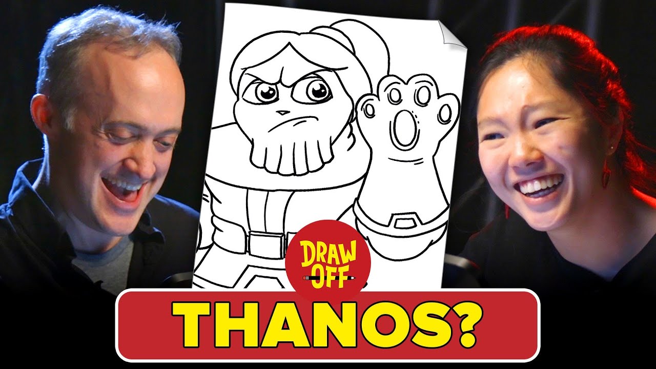 Animator Vs. Cartoonist Draw Each Other As Avengers Draw-Off