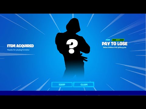 PAY TO LOSE SKINS IN FORTNITE #shorts