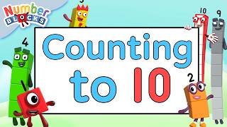 Contando de 1 a 10 para Crianças | Aprenda Números Brincando | Numberblocks em Português Brasil