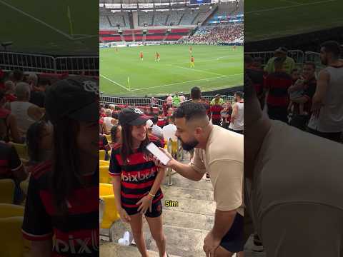 Será que ela conhece as Músicas do Flamengo?🎵❤️ #CompleteaMusica #Flamengo #Futebol #funk
