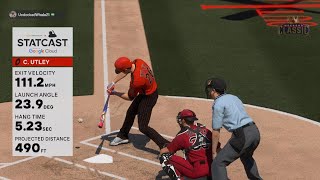 MLB The Show 25 Chase Utley 490 FT HR