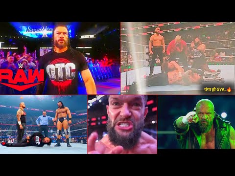 'Ye KYa tha.. 🔥' Drew & Solo destroys Roman OG Bloodline ! Triple H Finally , Raw Netflix Highlights