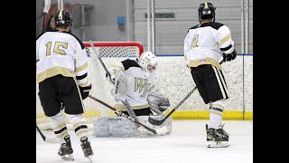 Wake Forest vs VMI D3 Ice Hockey, November 1, 2025, Winston-Salem, North Carolina.