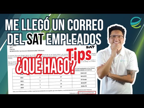 CURSO: Me llegó un CORREO del SAT empleados🔥 ¿Qué hago?🔥 TÍPs