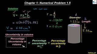 Class 11th | Punjab Board (2025-26) | Chapter 1 | Numerical Problem: 1.5