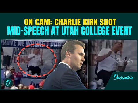 US Breaking: Trump Ally Charlie Kirk SHOT At Utah College Event; DIES| Watch TERRIFYING Last Moment