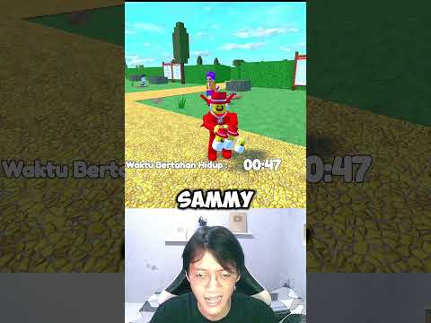 Sammy ninja takut sama topeng setan #roblox