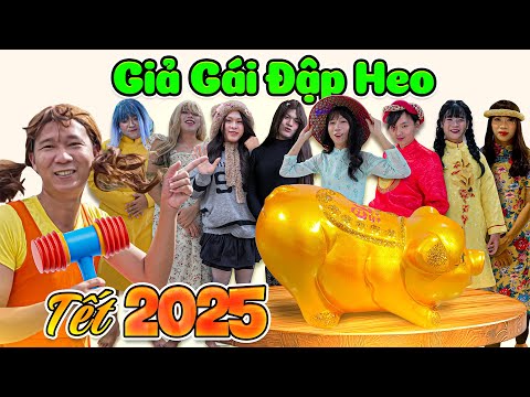 Tụi Mình Cosplay Giả Gái Đập Heo Đất Thắng 10 Triệu | Trò Chơi Tết 2025 của Lâm Vlog