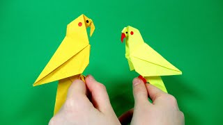 How to make an origami parrot  DIY paper parrot