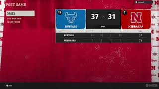 #3 Nebraska vs #11 Buffalo