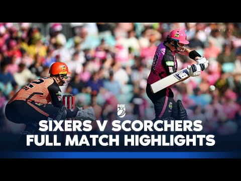 Sydney Sixers vs. Perth Scorchers | Full Match Highlights | 11/01/25 | BBL | Fox Cricket