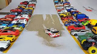 Different Scale Model Cars Sand Experience 