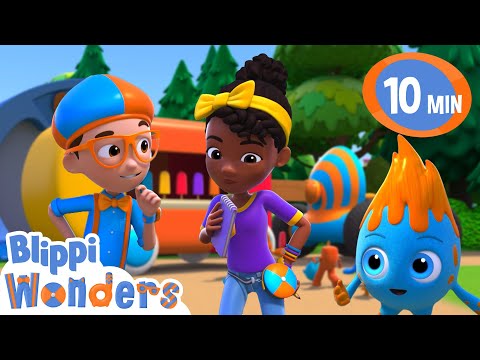 The Great Popsicle Hunt – Can Blippi & Meekah Solve It? | Kids Cartoons | Party Playtime!