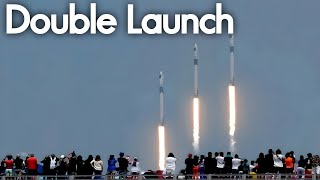 SpaceX Just Did Something No other Company Has Ever Done! Two Falcon 9 Boosters Launch Same Time