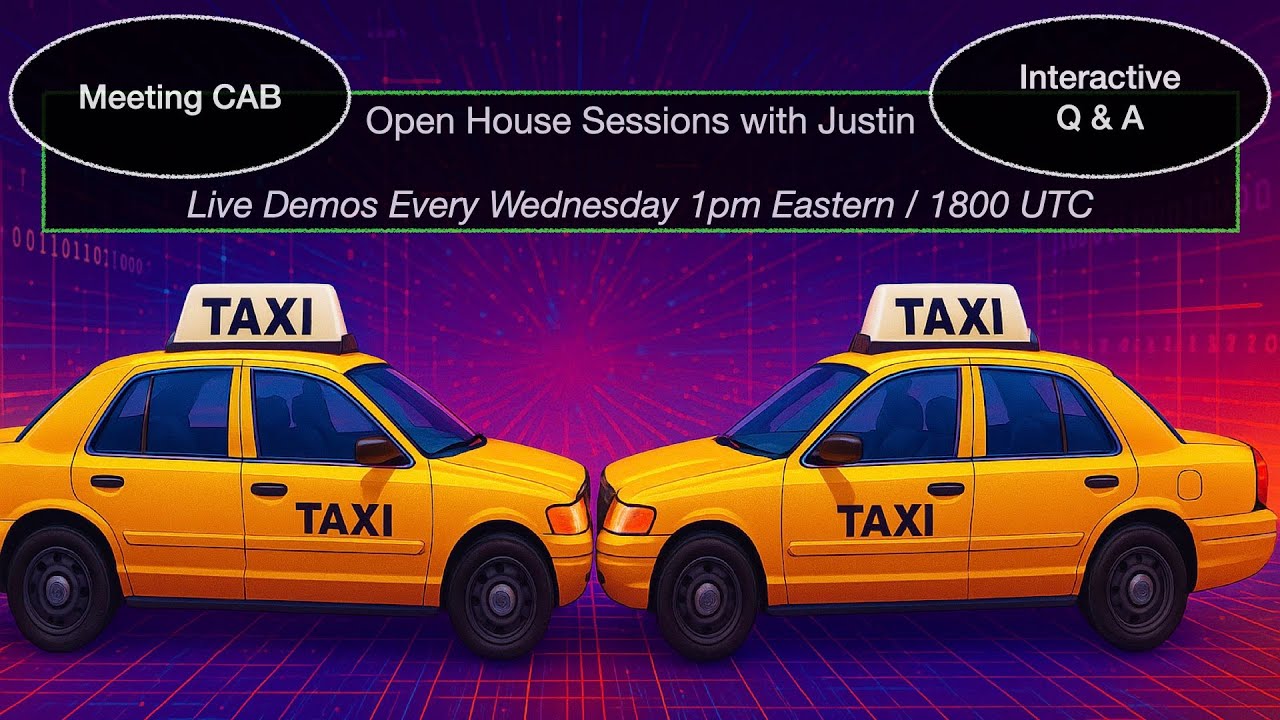 Meeting CAB - Open House Sessions with Justin - 20250514