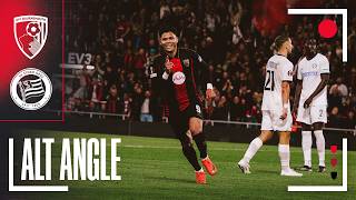 INCREDIBLE Evanilson header from pitchside in memorable victory in Europe | Alt Angle