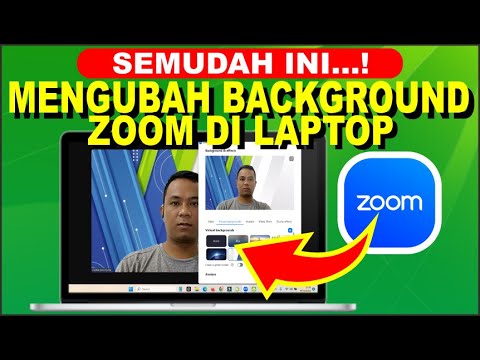 Cara Ganti Background Zoom Meeting di Laptop | Mengubah Background Zoom