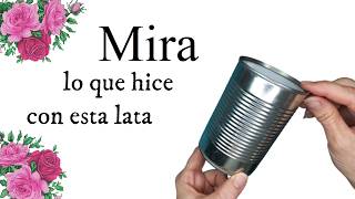 Desbloquea el Poder del Reciclaje Creativo con una Idea Simple con Latas 😍