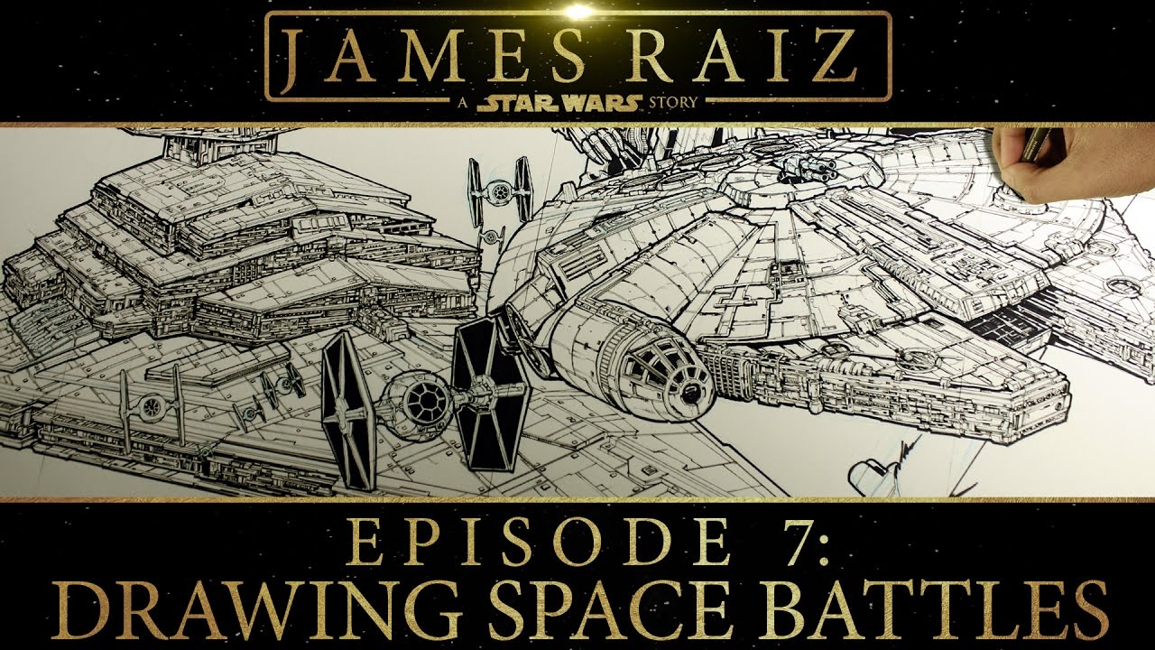 A star wars story episode 7: drawing space battles