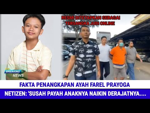 Joko Suyoto, Ayah Penyanyi Cilik Farel Prayoga, Resmi Ditetapkan Sebagai Tersangka.