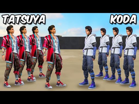 TATSUYA vs KODA PVP en FREE FIRE! 😂 *gracioso* MOMENTOS GRACIOSOS FREE FIRE