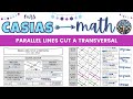 Exploring Relationships of Parallel Lines and Transversals