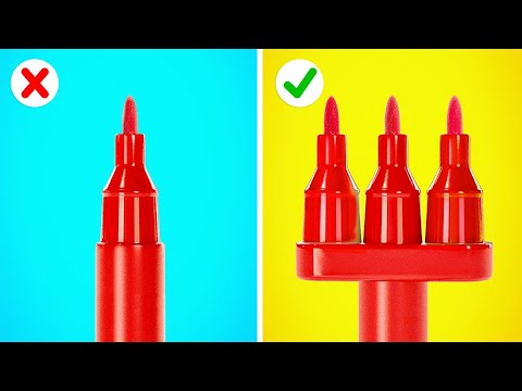 TRUCOS INGENIOSOS DE PINTURA || "Tips" artísticos de dibujo | Manualidades escolares por 123 GO!