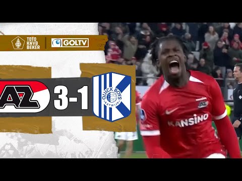 PASE A LA FINAL CON PARTIDAZO DE JAYDEN ADDAI | AZ Alkmaar 3-1 Quick Boys | Copa Países Bajos 2025