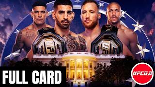 UFC FREEDOM 250: TOPURIA VS GAETHJE FULL CARD PREDICTIONS