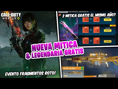 GRATIS NUEVA MITICA Y LEGENDARIA! EVENTO DE FRAGMENTOS en COD MOBILE | Dimitry