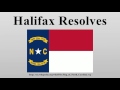 Halifax Resolves and Independence