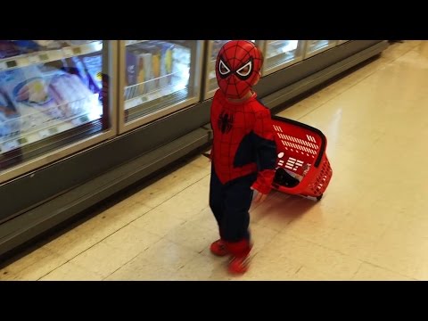 Little Boy Going to the Store for Milk