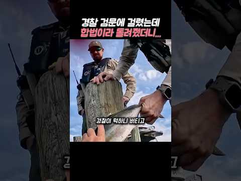 낚시 마치고 돌아왔더니 경찰이 검문하고, 합법 판정 받은 그 녀석으로 낚시했더니...