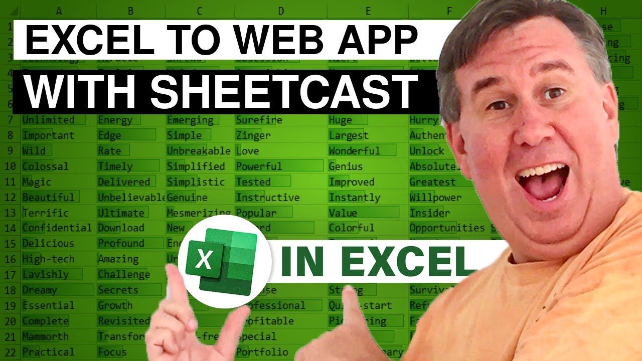 Excel Publish Any Excel Logic As Web App Using Sheetcast While Protecting Your IP – Episode 2635