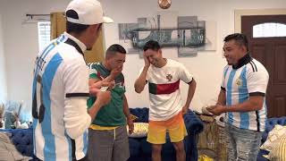 Los aficionados que le iban a Croacia en estos momentos