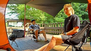 한 여름에도 21도 찍히는 말도안되게 추웠던 캠핑 1박2일 │캄파슬로우 캠핑장