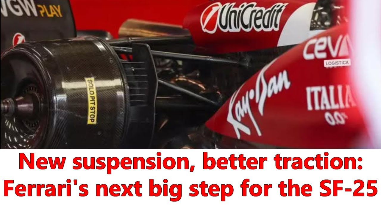 Ferrari delays SF25 rear suspension upgrade to Spa - targeting stability & grip to boost performance