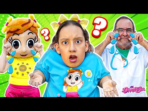Papai e Maria Clara em O Mistério do Dia Triste da Boneca MC Divertida