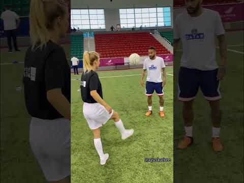 Neymar suprised me 😎😎⚽️⚽️ #aguska #girlpower #aroundtheworld