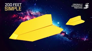 How to fold a simple Paper Airplane That Flies Far | Flag Ship