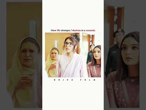 How life destroys in a few seconds 😰😭#harrasment#hadsa#pakistani drama#sad#scene#viral