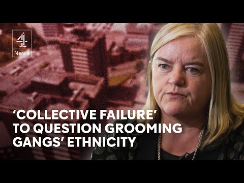 YouTube video thumbnail: 'Collective Failure' to Question Grooming Gangs' Ethnicity